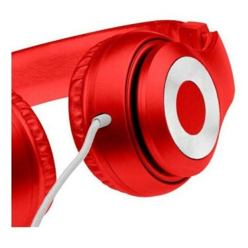 Cuffie stereo con microfono integrato cavo jack con filo headphones...