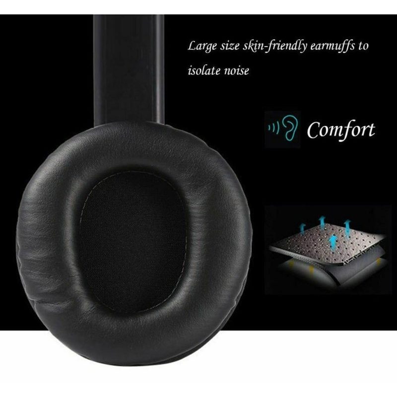 Cuffie stereo wireless bluetooth 4.1 microfono FM mp3 mp4 headphone...