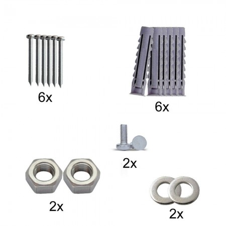 Supporti per microonde forno cucina viti muro metallo regolabili lunghezza 30Kg