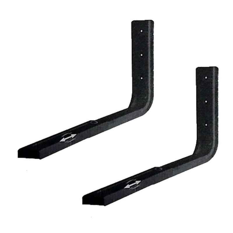 Supporti per microonde forno cucina viti muro metallo regolabili lunghezza 30Kg