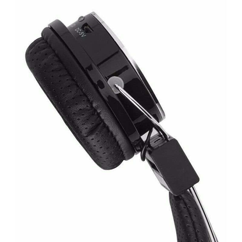 Cuffie stereo wireless bluetooth 2.1 microfono mp3 microSD aux head...