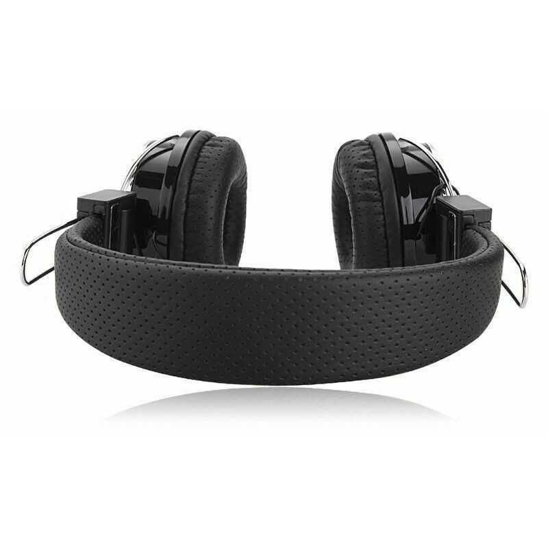 Cuffie stereo wireless bluetooth 2.1 microfono mp3 microSD aux head...