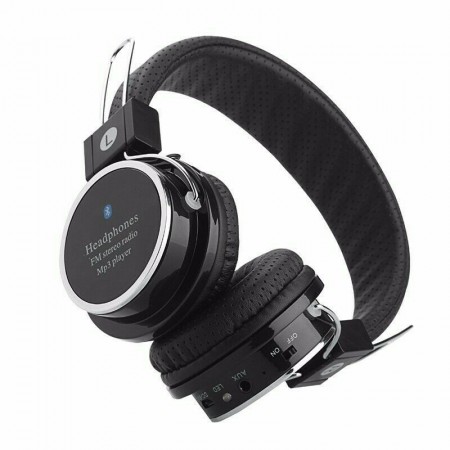 Cuffie stereo wireless bluetooth 2.1 microfono mp3 microSD aux headphones xkb05