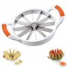 Taglia affetta melone e anguria cocomero lama in acciaio 12 fette affetta frutta - 17.5 cm o 22 cm di diametro