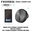 Auricolare bluetooth vivavoce Fineblue auto caricabatterie F-458 orecchio guida sicurezza stradale