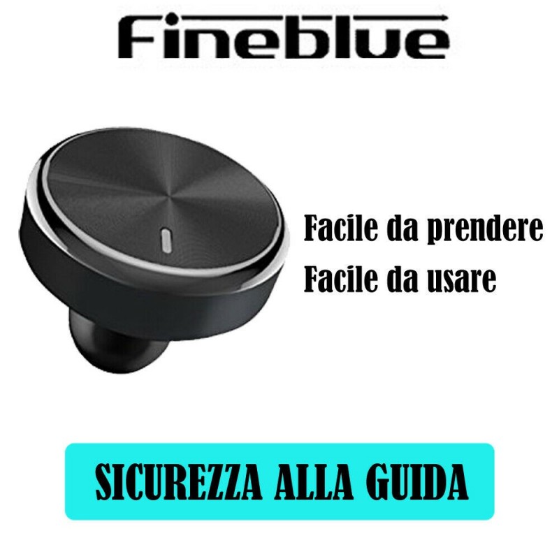 Fineblue Auricolare bluetooth vivavoce Fineblue auto caricabatterie...