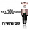 Fineblue Auricolare bluetooth vivavoce Fineblue auto caricabatterie...