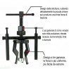 DOBO Estrattore cuscinetti meccanici 3 griffe cuscinetto interno es...