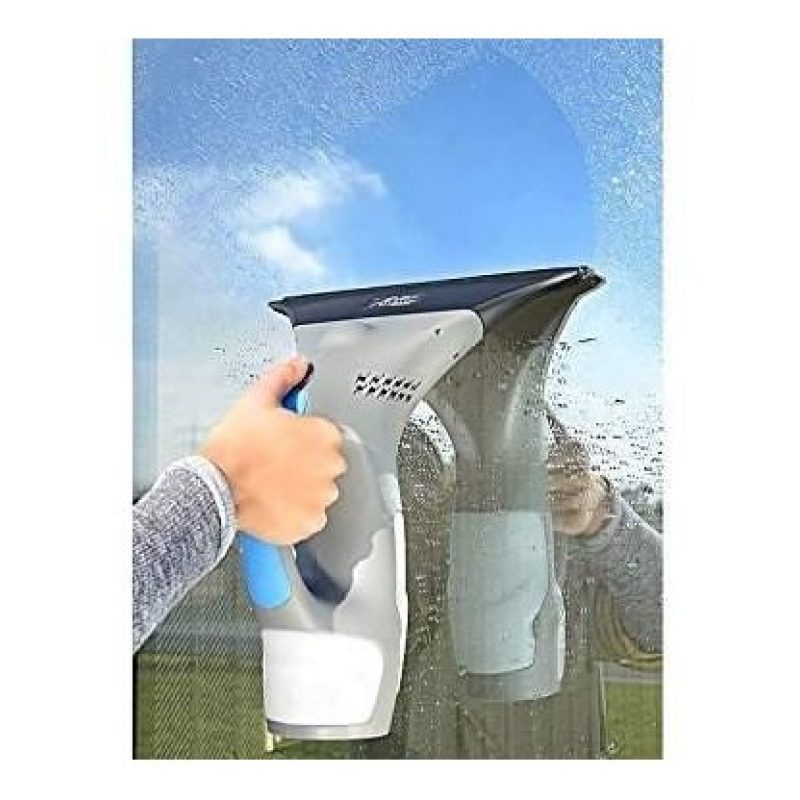 Spruzza Detergente e Aspiragocce Elettrico senza Fili per Pulire Vetri Finestre o superfici lisce in vetro o ceramica  