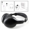 Cuffie Wireless 5in1 Microfono radio FM MH2001 Nero Senza Filo