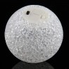 Lampada sfera RGB con 7 colori LED da tavolo palla multicolore notturna crystal