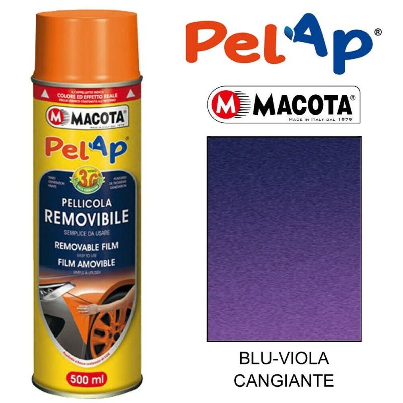 Macota Bomboletta MACOTA spray vari colori PelAp pellicola rimovibi...
