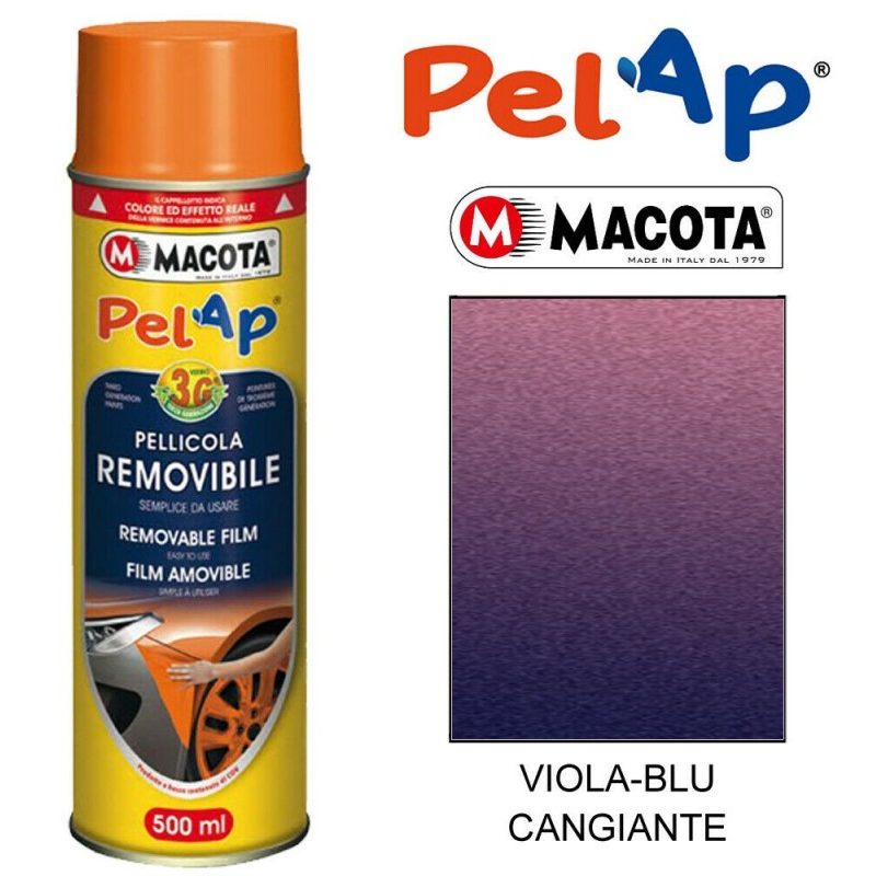 Macota Bomboletta MACOTA spray vari colori PelAp pellicola rimovibi...