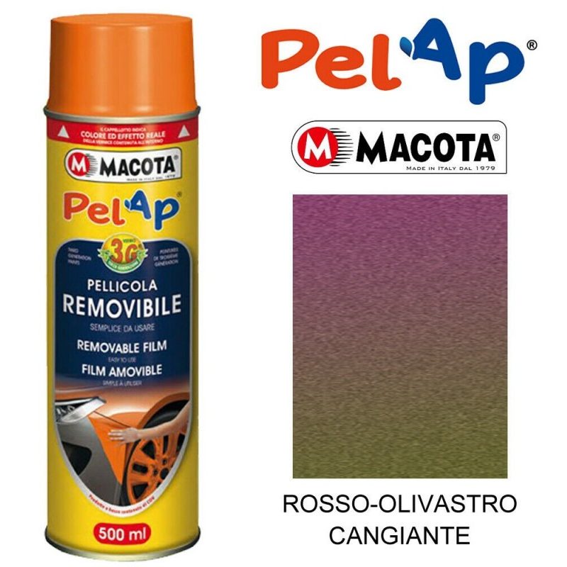 Macota Bomboletta MACOTA spray vari colori PelAp pellicola rimovibi...