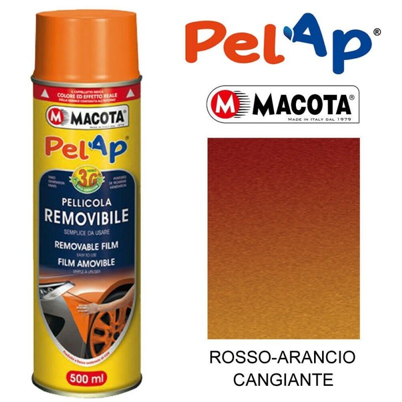 Macota Bomboletta MACOTA spray vari colori PelAp pellicola rimovibi...