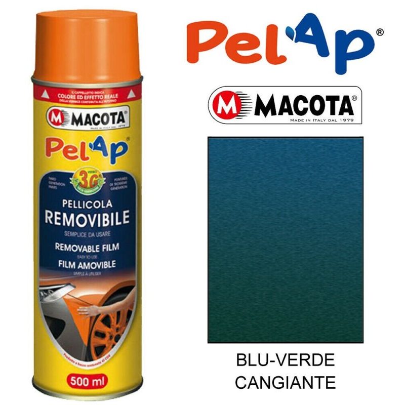 Macota Bomboletta MACOTA spray vari colori PelAp pellicola rimovibi...