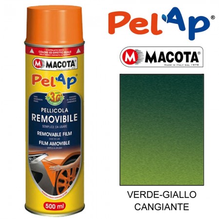 Bomboletta MACOTA spray vari colori PelAp pellicola rimovibile Vernice auto moto