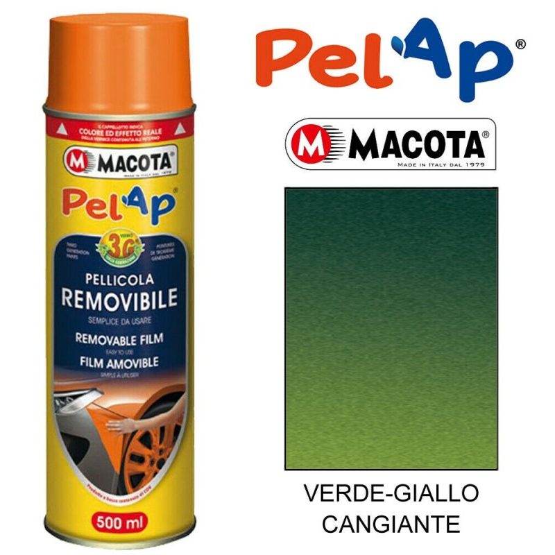 Macota Bomboletta MACOTA spray vari colori PelAp pellicola rimovibi...