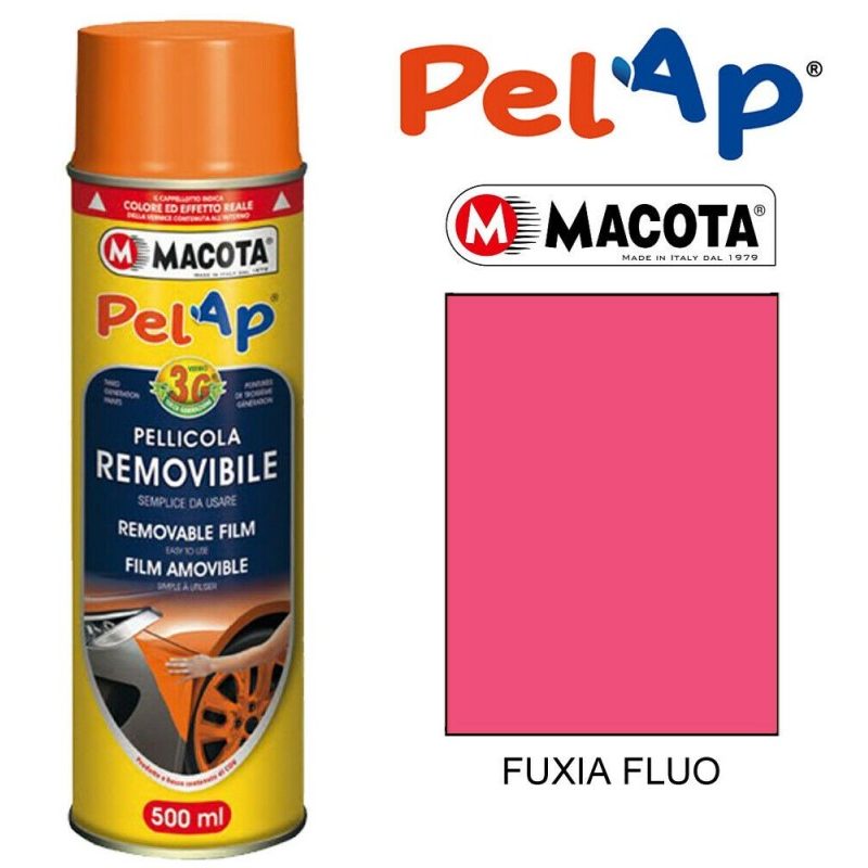 Macota Bomboletta MACOTA spray vari colori PelAp pellicola rimovibi...