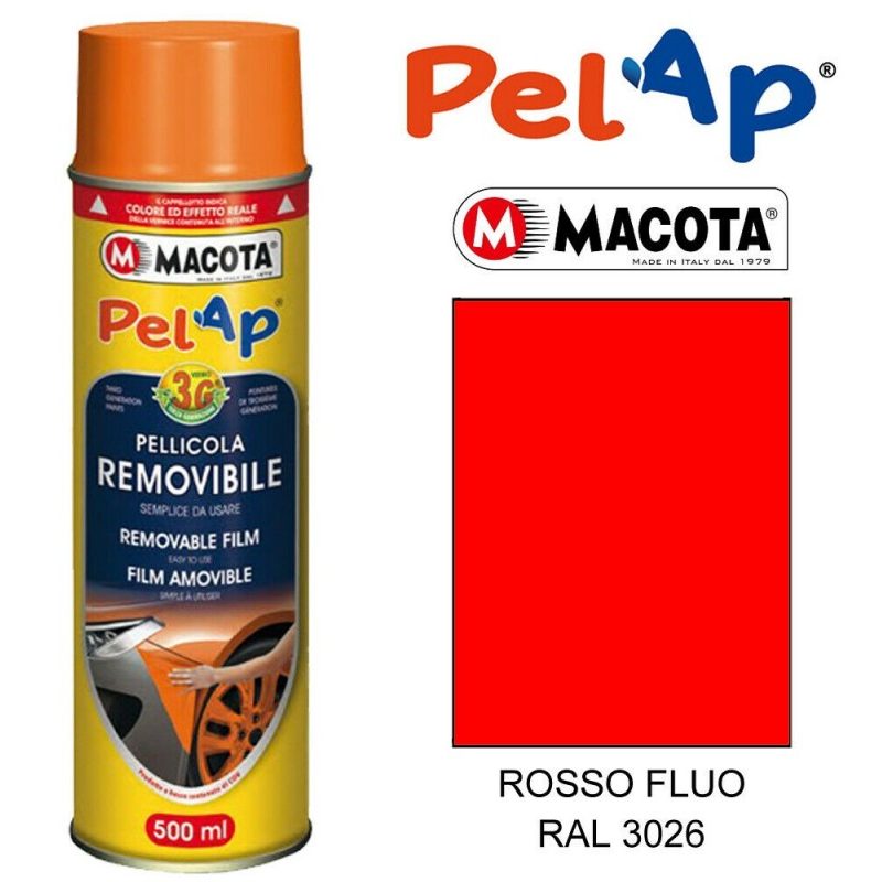 Macota Bomboletta MACOTA spray vari colori PelAp pellicola rimovibi...