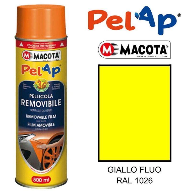 Macota Bomboletta MACOTA spray vari colori PelAp pellicola rimovibi...