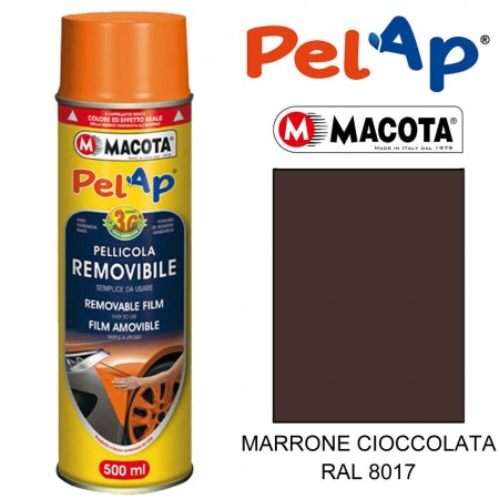 Bomboletta MACOTA spray vari colori PelAp pellicola rimovibile Vernice auto moto