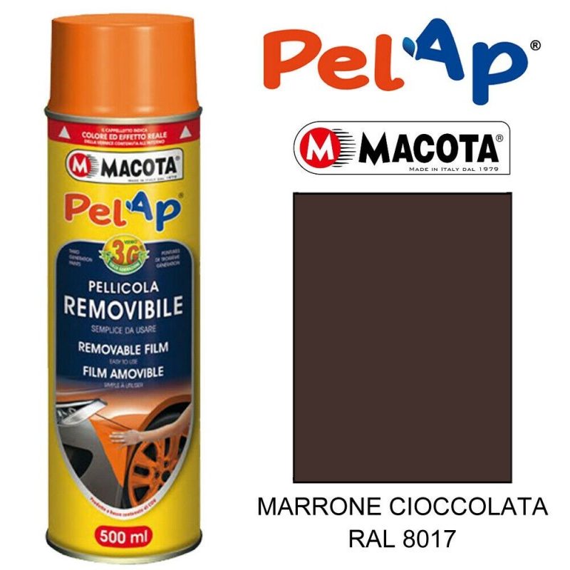 Macota Bomboletta MACOTA spray vari colori PelAp pellicola rimovibi...
