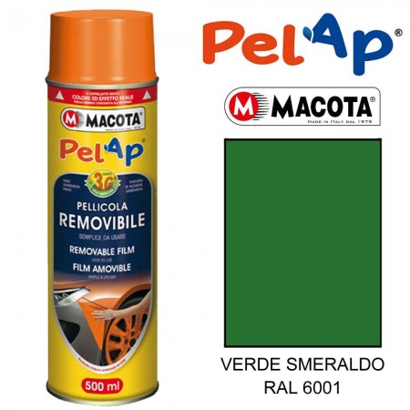 Bomboletta MACOTA spray vari colori PelAp pellicola rimovibile Vernice auto moto
