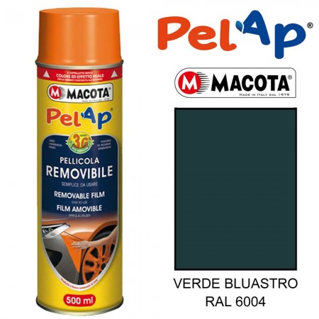 Bomboletta MACOTA spray vari colori PelAp pellicola rimovibile Vernice auto moto