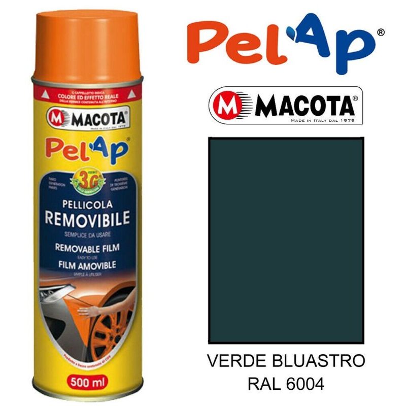 Macota Bomboletta MACOTA spray vari colori PelAp pellicola rimovibi...