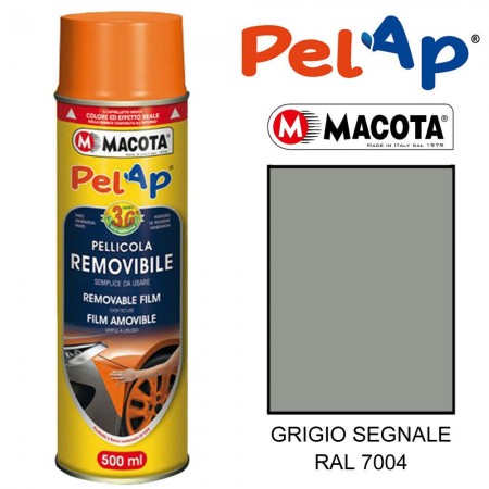 Bomboletta MACOTA spray vari colori PelAp pellicola rimovibile Vernice auto moto