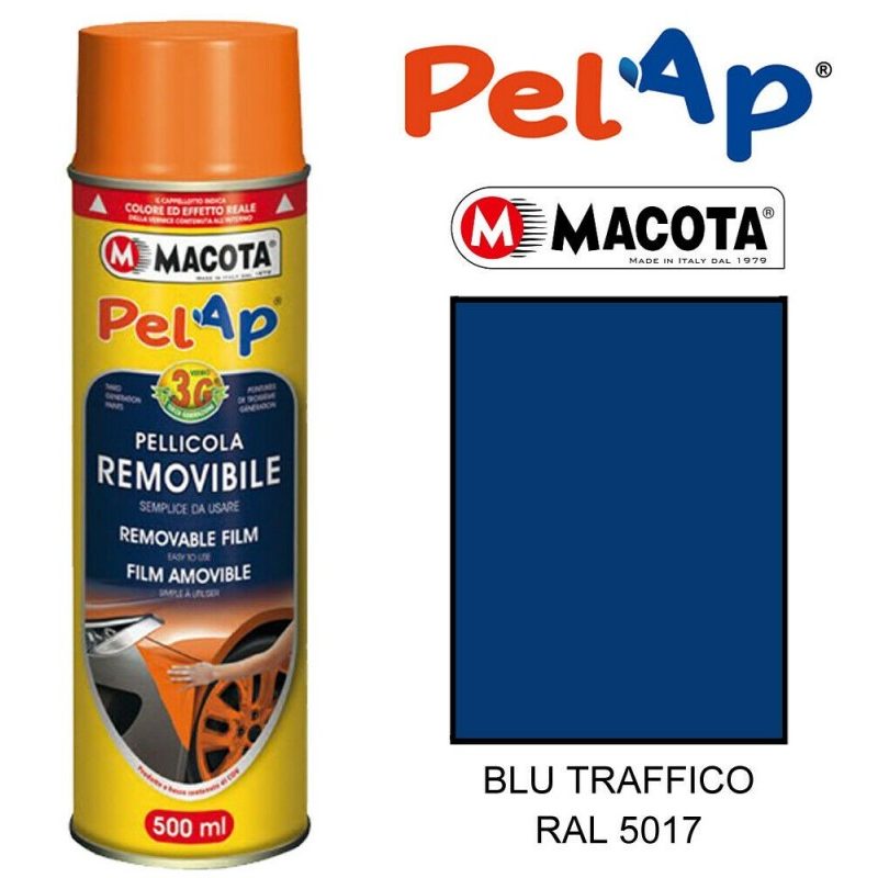 Macota Bomboletta MACOTA spray vari colori PelAp pellicola rimovibi...