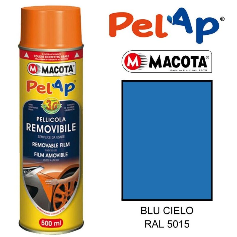 Macota Bomboletta MACOTA spray vari colori PelAp pellicola rimovibi...