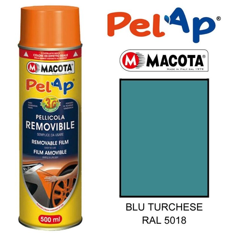 Macota Bomboletta MACOTA spray vari colori PelAp pellicola rimovibi...