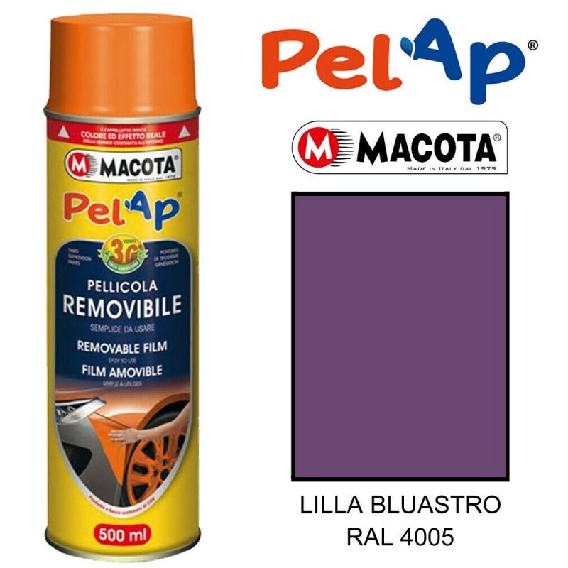 Macota Bomboletta MACOTA spray vari colori PelAp pellicola rimovibi...