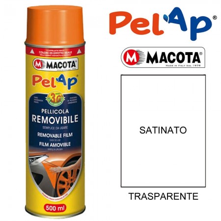 Bomboletta MACOTA spray vari colori PelAp pellicola rimovibile Vernice auto moto