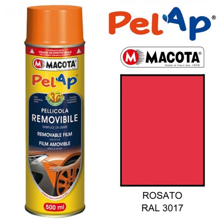Bomboletta MACOTA spray vari colori PelAp pellicola rimovibile Vernice auto moto