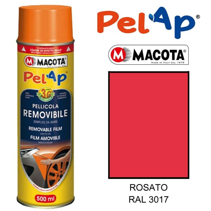 Macota Bomboletta MACOTA spray vari colori PelAp pellicola rimovibi...