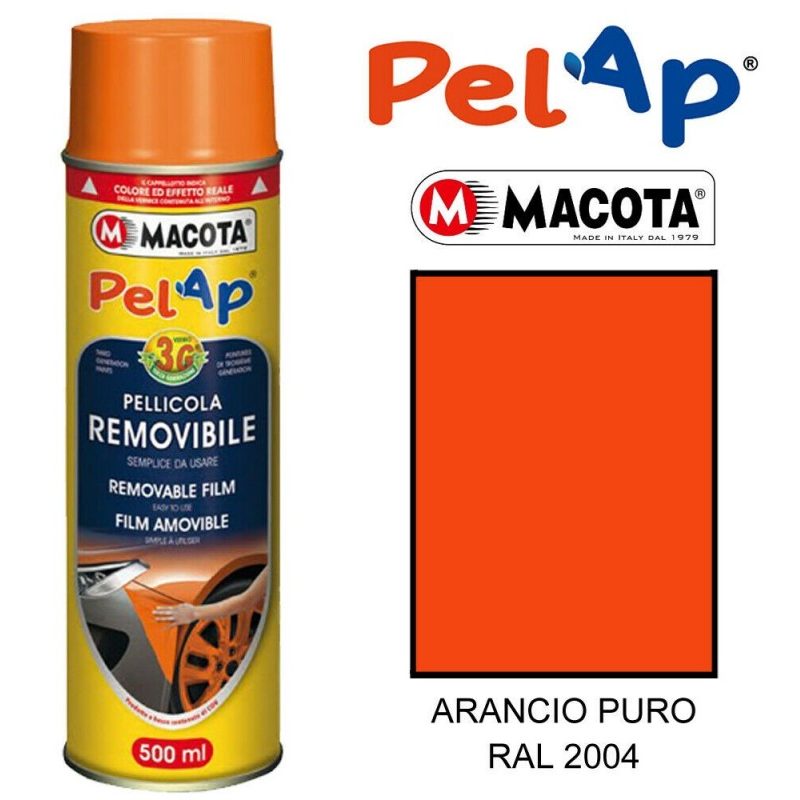 Macota Bomboletta MACOTA spray vari colori PelAp pellicola rimovibi...