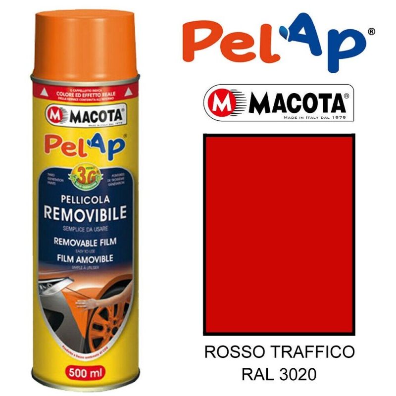 Macota Bomboletta MACOTA spray vari colori PelAp pellicola rimovibi...