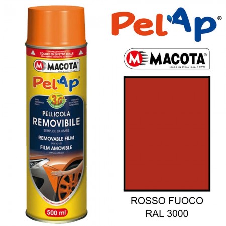 Bomboletta MACOTA spray vari colori PelAp pellicola rimovibile Vernice auto moto