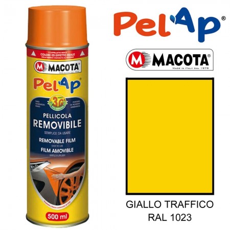 Bomboletta MACOTA spray vari colori PelAp pellicola rimovibile Vernice auto moto