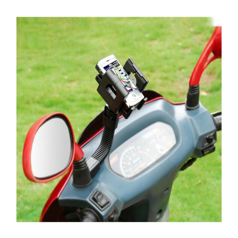DOBO Supporto porta cellulare moto scooter vespa su specchio specch...