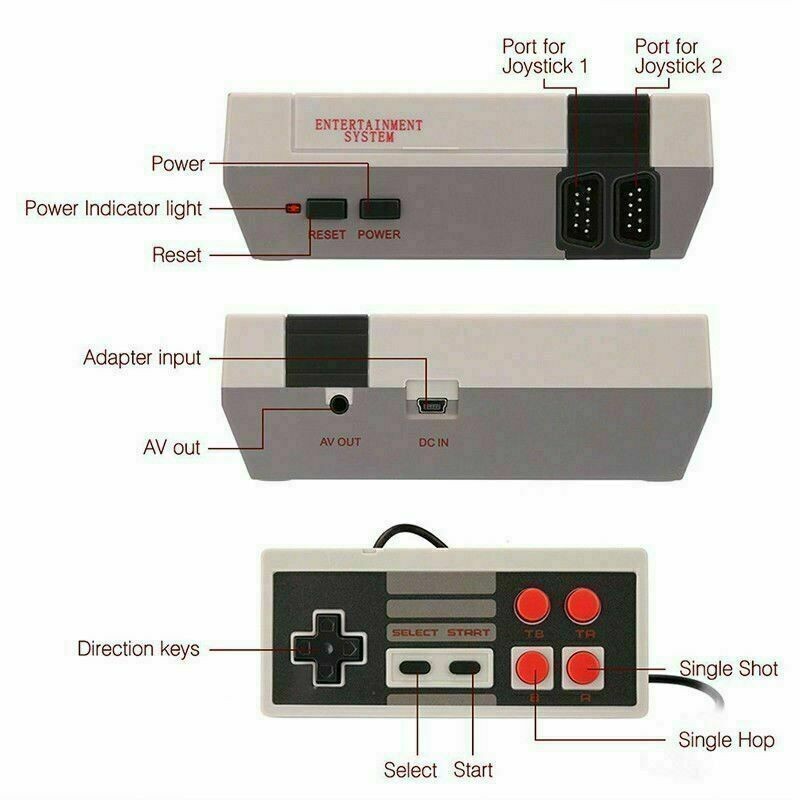 DOBO Console videogame retro 500 in 1 2 joypad videogioco portatile...