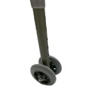 Deambulatore per anziani regolabile ruote punte antiscivolo camminare alluminio