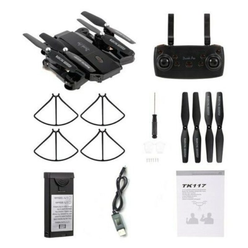 DOBO Drone radiocomandato 4 eliche telecamera video foto HD WIFI le...