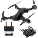 Drone radiocomandato 4 eliche telecamera video foto HD WIFI led app TK117-1