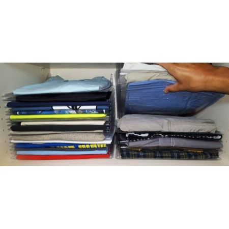 Organizzatore t-shirt organizer ordina magliette armadio valigia viaggi casa 10x