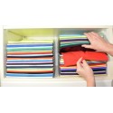 Organizzatore t-shirt organizer ordina magliette armadio valigia viaggi casa 10x