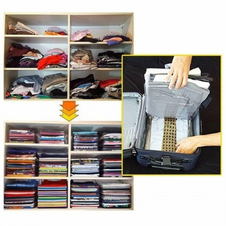 Organizzatore t-shirt organizer ordina magliette armadio valigia viaggi casa 10x